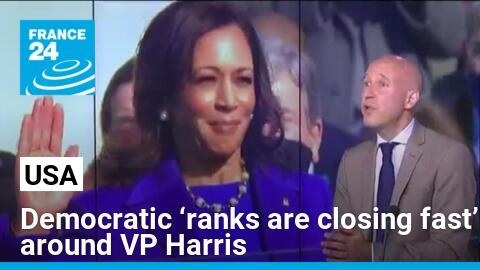 Democratic ‘ranks are closing fast’ around VP Kamala Harris